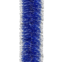 Vianočná reťaz Girlanda Premium 6m modro-strieborná