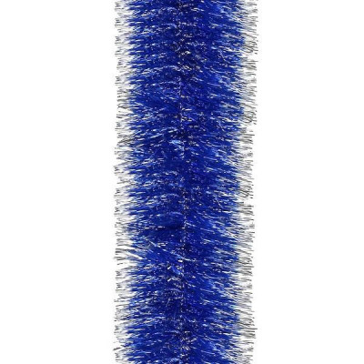 Vianočná reťaz Girlanda Premium 6m modro-strieborná