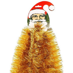 Vianočná reťaz Girlanda Premium 6m zlatá