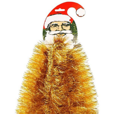 Vianočná reťaz Girlanda Premium 6m zlatá