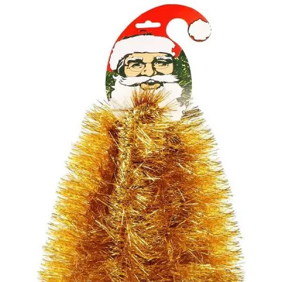 Vianočná reťaz Girlanda Premium 6m zlatá