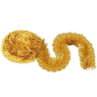 Vianočná reťaz Girlanda Premium 6m zlatá