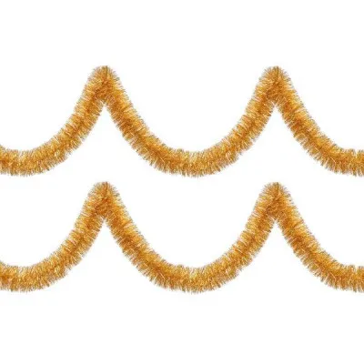 Vianočná reťaz Girlanda Premium 6m zlatá