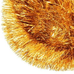 Vianočná reťaz Girlanda Premium 6m zlatá