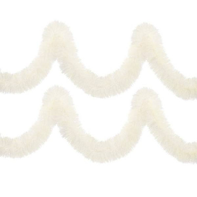 Vianočná reťaz Girlanda XXL 6m biela