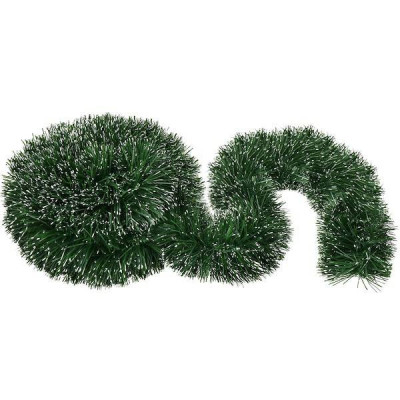 Vianočná reťaz Girlanda XXL 6m zelená zasnežená