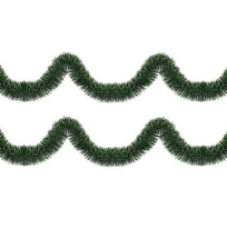 Vianočná reťaz Girlanda XXL 6m zelená zasnežená