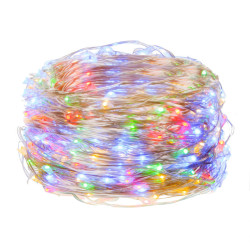 LED reťaz Nano - 10m, 100LED, 8 funkcií, IP44, multicolor