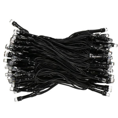 LED svetelná reťaz - 9m, 120LED Kryštál, 8 funkcií, 3xAA, IP44, studená biela