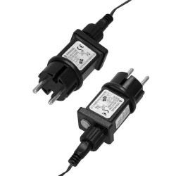 LED svetelná reťaz - 17,5m, 300LED, 8 funkcií, IP44, studená biela