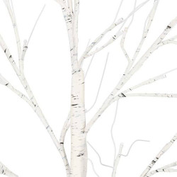 LED stromček Breza - 210cm, 144LED, IP44, teplá biela