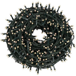 LED svetelná reťaz - 52,5m, 1000LED, 8 funkcií, IP44, teplá biela