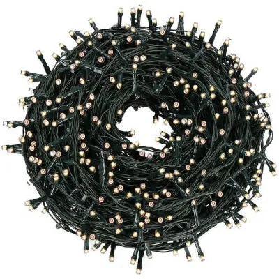 LED svetelná reťaz - 52,5m, 1000LED, 8 funkcií, IP44, teplá biela