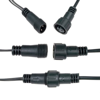 LED svetelná reťaz - 61,5m, 1000LED, IP44, teplá biela