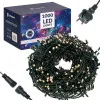 LED svetelná reťaz - 61,5m, 1000LED, IP44, teplá biela