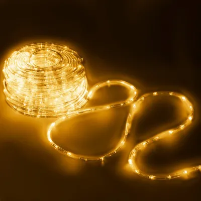 LED svetelná hadica - 10m, 240LED, 8 funkcií, IP44, teplá biela