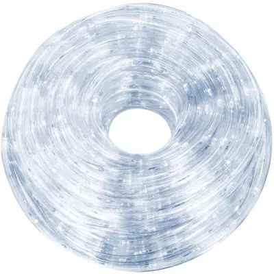 LED svetelná hadica - 10m, 240LED, 8 funkcií, IP44, studená biela