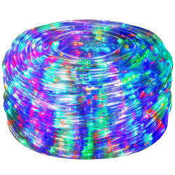LED svetelná hadica - 10m, 240LED, 8 funkcií, IP44, multicolor