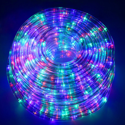 LED svetelná hadica - 10m, 240LED, 8 funkcií, IP44, multicolor