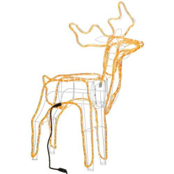 LED Sob - 90cm, 216LED, IP44, teplá biela