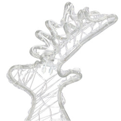 LED Sob so saňami - 150cm, 312LED, IP44, studená biela