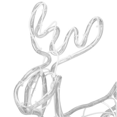 LED Sob so saňami - 130cm, 192LED, IP44, teplá biela