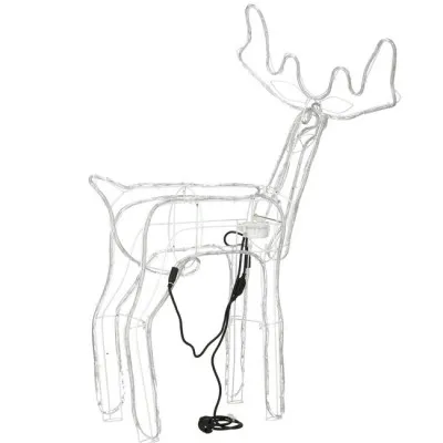 LED Sob s pohyblivou hlavou - 115cm, 288LED, IP44, motorček, modrá