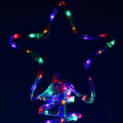 LED Vianočný stromček - 135cm, 192LED, IP44, multicolor