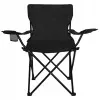 Kempingové kreslo SPRINGOS COSTA čierne