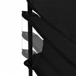 Kempingové kreslo SPRINGOS COSTA čierne