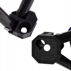 Kempingové kreslo SPRINGOS COSTA čierne