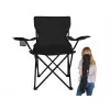 Kempingové kreslo SPRINGOS COSTA čierne