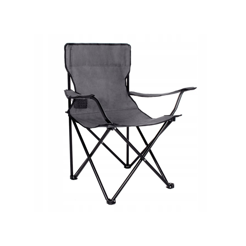 Kempingové křeslo SPRINGOS COSTA šedé
