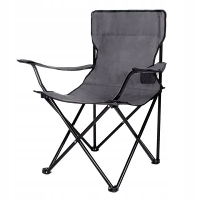 Kempingové křeslo SPRINGOS COSTA šedé