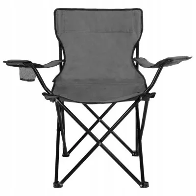Kempingové křeslo SPRINGOS COSTA šedé
