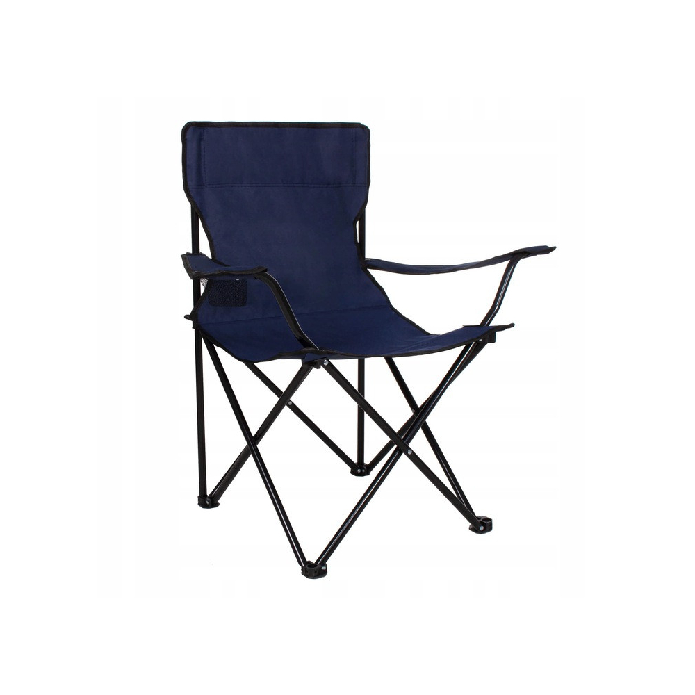 Kempingové kreslo SPRINGOS COSTA tmavo modré