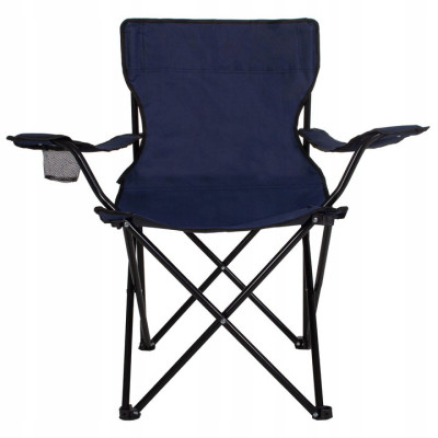 Kempingové kreslo SPRINGOS COSTA tmavo modré