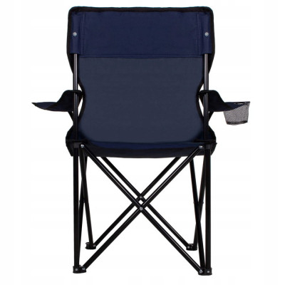 Kempingové kreslo SPRINGOS COSTA tmavo modré