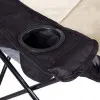 Kempingové kreslo SPRINGOS COSTA PREMIUM XXL béžovo-čierne