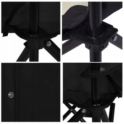 Kempingové kreslo SPRINGOS COSTA PREMIUM XXL béžovo-čierne