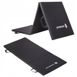 Žínenka skladacia trojdielna 180x60x3 cm SPRINGOS FLEXI čierna