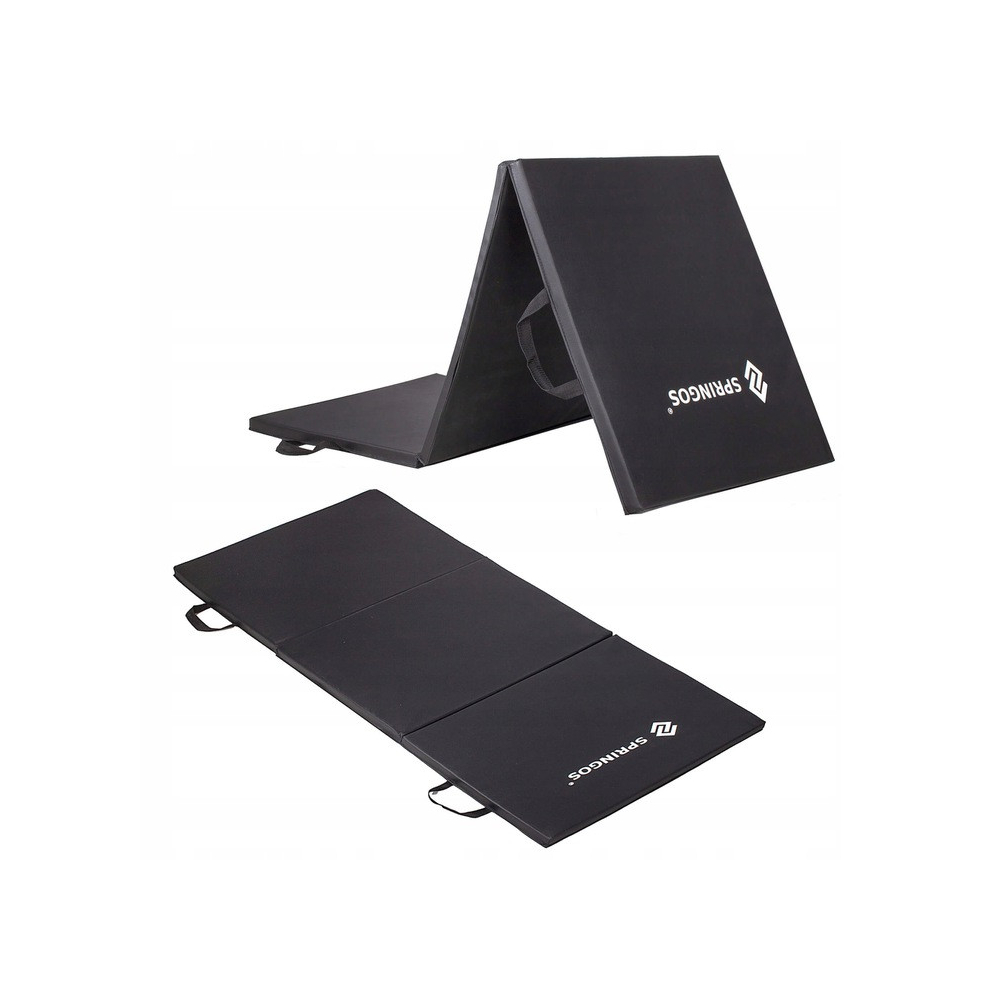 Žínenka skladacia trojdielna 180x60x3 cm SPRINGOS FLEXI čierna