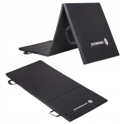 Žínenka skladacia trojdielna 180x60x3 cm SPRINGOS FLEXI čierna