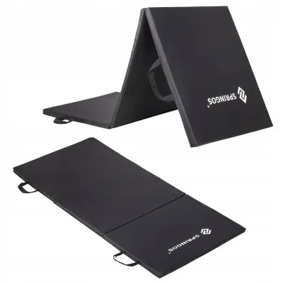 Žínenka skladacia trojdielna 180x60x3 cm SPRINGOS FLEXI čierna