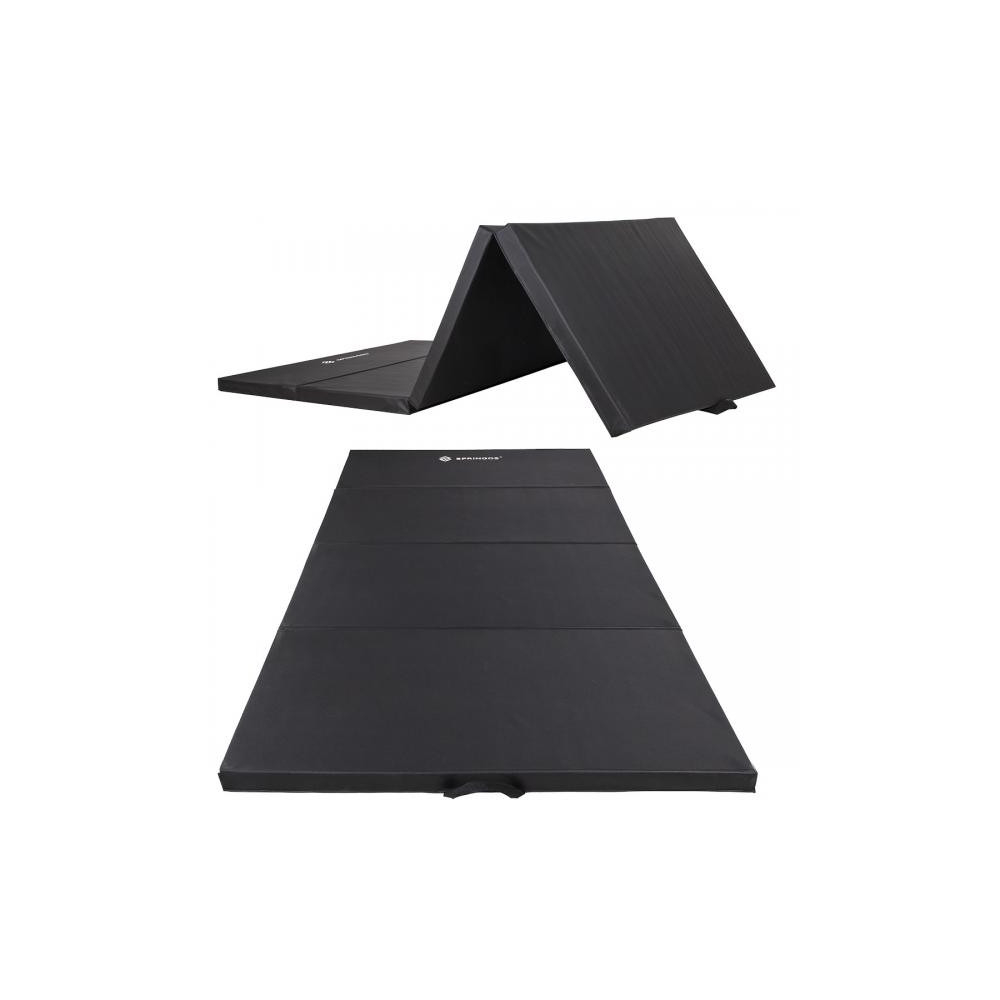 Žínenka skladacia štvordielna 240x120x5 cm SPRINGOS MAXI čierna