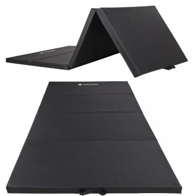 Žínenka skladacia štvordielna 240x120x5 cm SPRINGOS MAXI čierna