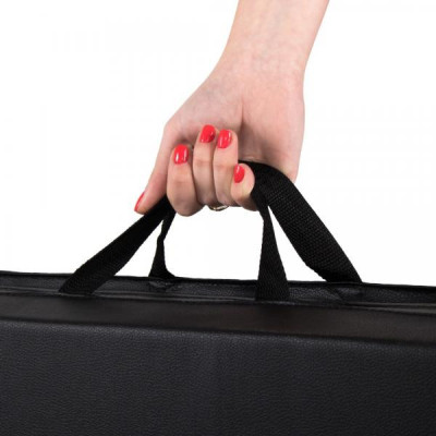 Žínenka skladacia štvordielna 240x120x5 cm SPRINGOS MAXI čierna