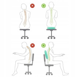 Balančná a masážna podložka + pumpička SPRINGOS MEDICAL svetlo zelená