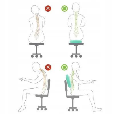 Balančná a masážna podložka + pumpička SPRINGOS MEDICAL svetlo zelená