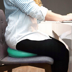 Balančná a masážna podložka + pumpička SPRINGOS MEDICAL svetlo zelená